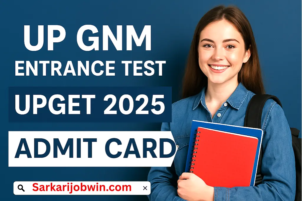 UP GNM Entrance Test UPGET 2025 Admit Card 1 UP GNM Entrance Test UPGET 2025 Admit Card