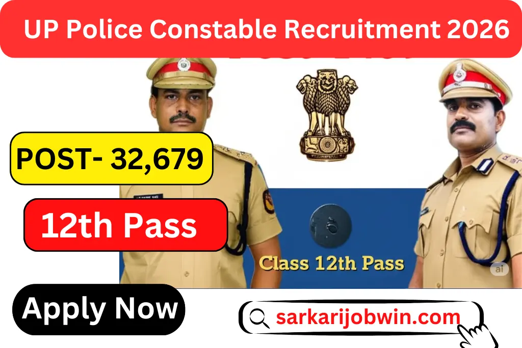 UP Police Constable Recruitment 2026, Online Apply for 32,697 Vacancies 1 UP Police Constable Recruitment 2026